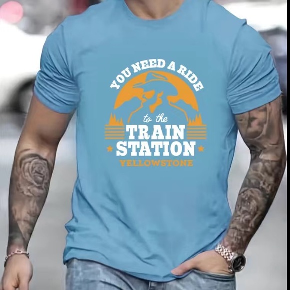 Queen Bee Other - 🆕YELLOWSTONE: “You need a Ride to the Train Station” T-Shirt- NIP Sz XL